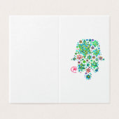 Hamsa of Jewish Stars Art (Outside Unfolded)