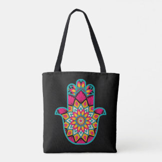 HAMSA Protect Luck Amulet Canvas tas