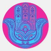 Hamsa Ronde Sticker (Voorkant)
