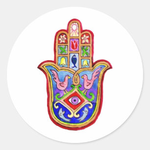 Hamsa Ronde Sticker