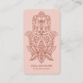 Hamsa | Rust Wellness spa massage yoga holistic Visitekaartje (Voorkant)