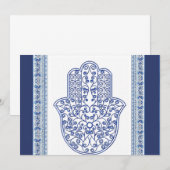 hamsa * tunis * marokko * henna * blue kaart (Voorkant / Achterkant)