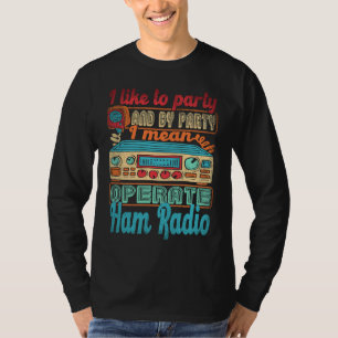 Hamsender Ik Hou Van Feesten Ik Bedoel Radiozendam T-shirt