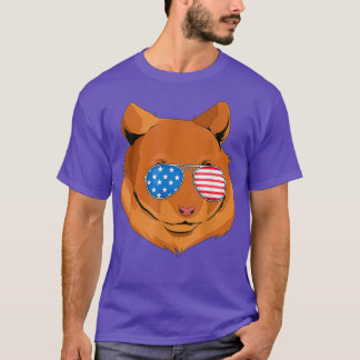 Hamster 4 juli Amerikaanse USA Patriottische Gift T-shirt