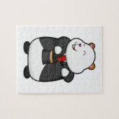 Hamster als Magicaliër met Magische wand en Pet Legpuzzel (Horizontaal)