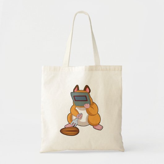 Hamster als Welder.PNG Tote Bag (Voorkant)