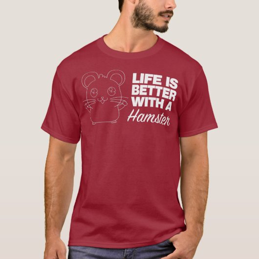 Hamster Apparel - Beste Hamsters Lover Design T-shirt (Voorkant)