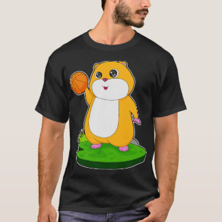 Hamster Basketball speler Basketball T-shirt