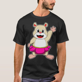 Hamster bij Dance met Skirt T-shirt