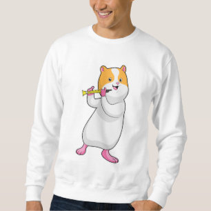 Hamster bij Muziek met Flute Trui