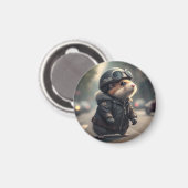 Hamster Biker Magneet (Voorkant / Achterkant)