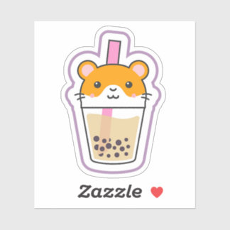 Hamster Boba drank Sticker