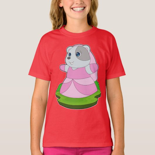 Hamster Bruid Sluier Trouwen T-shirt (Voorkant)
