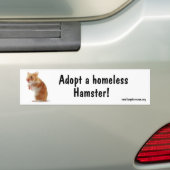 Hamster Bumpersticker (Op auto)