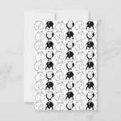 Hamster Butts Pattern Bedankkaart (Achterkant)