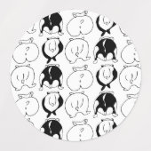 Hamster Butts Pattern Labels (Design 2)