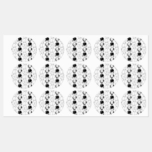 Hamster Butts Pattern Labels