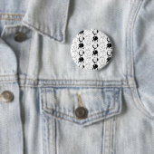 Hamster Butts Pattern Ronde Button 5,7 Cm (In situ)