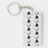 Hamster Butts Pattern Sleutelhanger (Voorkant)