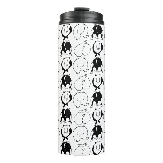 Hamster Butts Pattern Thermosbeker (Voorkant)