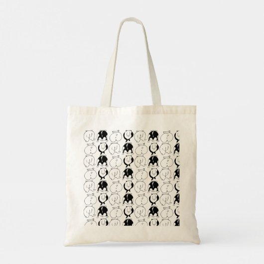 Hamster Butts Pattern Tote Bag (Achterkant)