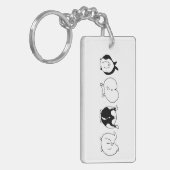 Hamster Butts Sleutelhanger (Voorkant Links)