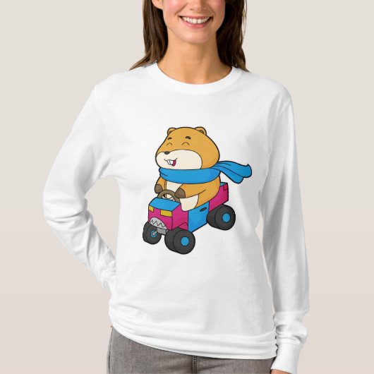 Hamster Car T-shirt (Voorkant)