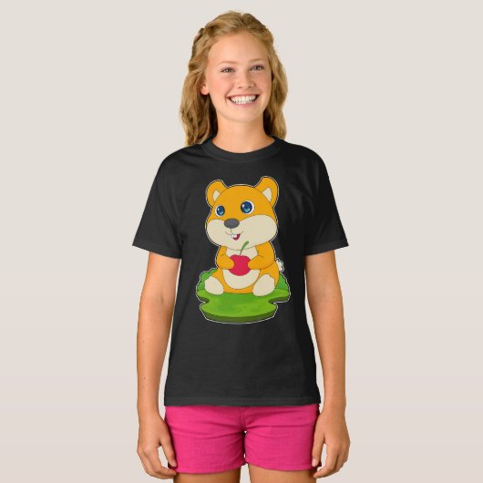 Hamster Cherry T-shirt (Voorkant volledig)