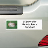 Hamster Dance Marathon Bumpersticker (Op auto)