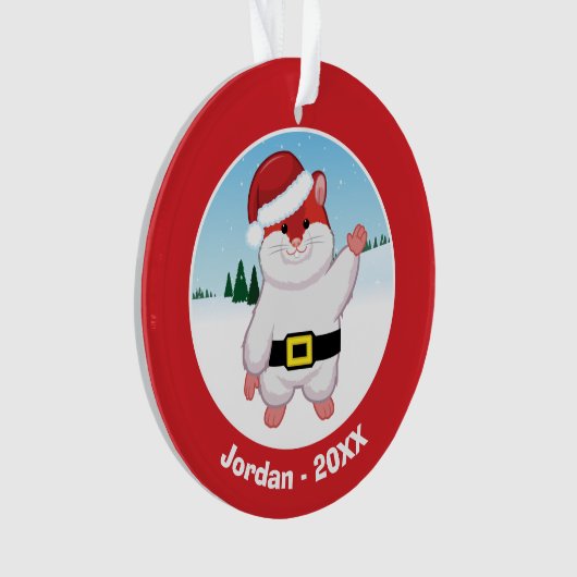 Hamster de Noël (devant)