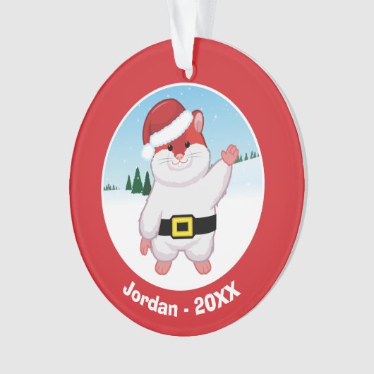 Hamster de Noël (devant)