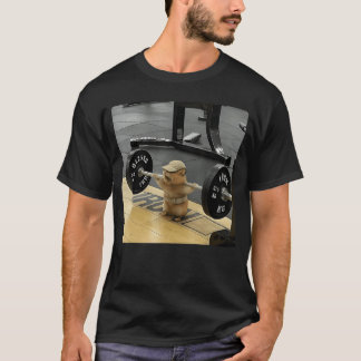 Hamster Deadliftraining Grappige Cute Rat Gewichth T-shirt