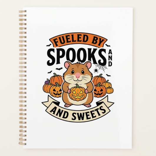 Hamster d'Halloween alimenté par les fantômes Drôl (Devant)