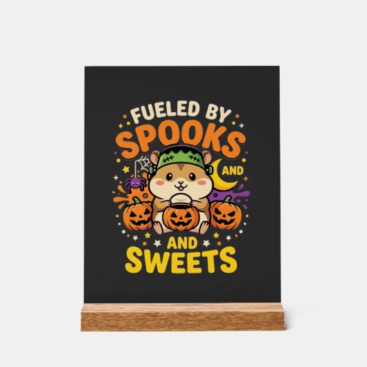 Hamster d'Halloween Alimenté par les Fantômes et l (Recto)