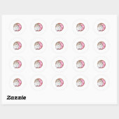 Hamster Donut Ronde Sticker (Vel)