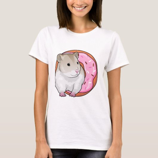 Hamster Donut T-shirt (Voorkant)