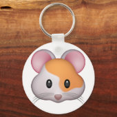 Hamster - Emoji Sleutelhanger (Voorkant)