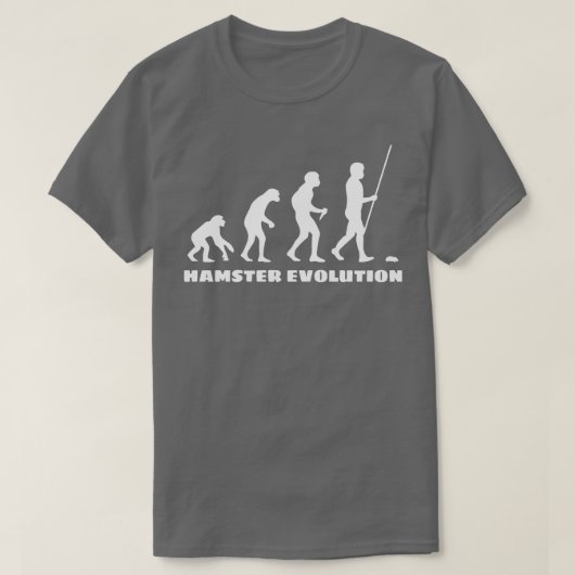 Hamster Evolution T-shirt (Design voorkant)
