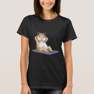 Hamster Fitness Sit ups Sport T-shirt