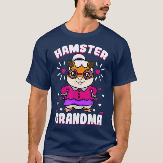 Hamster Grandma Syrian Campbells Dwarf Granny T-shirt (Voorkant)