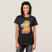 Hamster Hair Dryer Animal Hammy Eigenaar Pet T-shirt (Voorkant volledig)