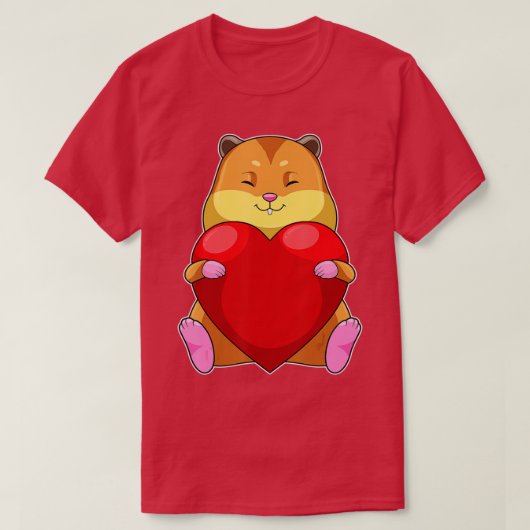 Hamster Heart T-shirt (Design voorkant)