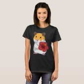 Hamster Hibiscus Flower T-shirt (Voorkant volledig)