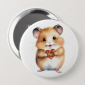 Hamster hou van je Button (Voorkant /achterkant)