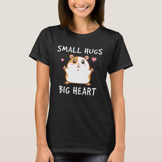 Hamster Hug - Great Heart Sweet Pet Idea Hamster T-shirt (Voorkant)