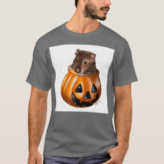 Hamster in een pompoenkunstwerk van Sydonni T-shirt