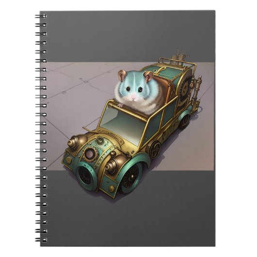 Hamster in machine #1 notitieboek (Voorkant)