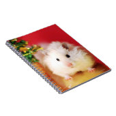 Hamster Kokolinka met kerstboom Notitieboek (Rechterzijde)