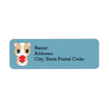 Hamster liefde aardbei door Pocket*Lounge