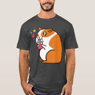 Hamster Liefhebber schattige bubble thee Hamster T-shirt